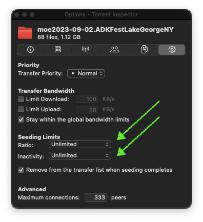 Override limits to Unlimited Override limits to Unlimited